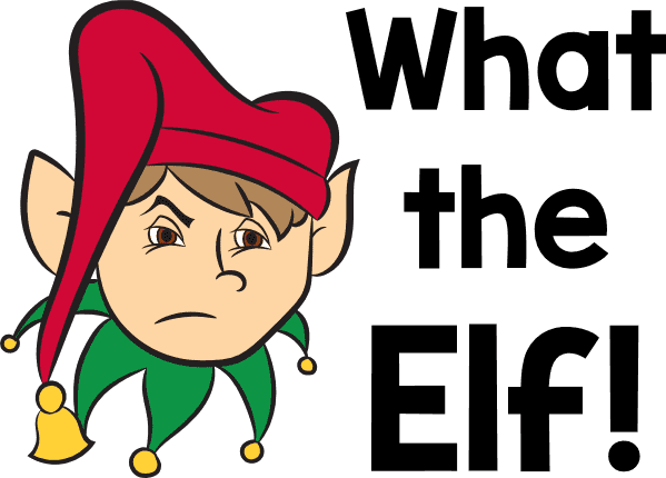 what-the-elf-funny-christmas-t-shirt-design-free-svg-file-SVGHEART.COM