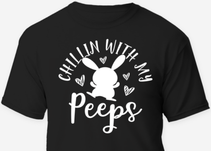 chillin with my peeps, easter free svg file