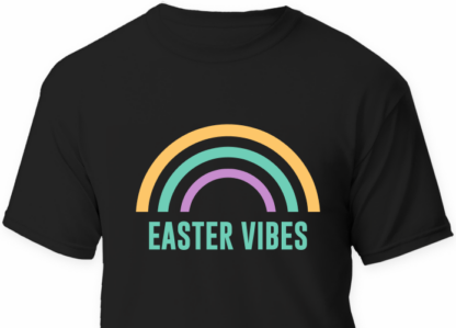 easter vibes, rainbow free svg file - SVG Heart