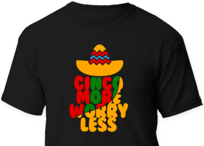 cinco more worry less, cinco de mayo free svg file