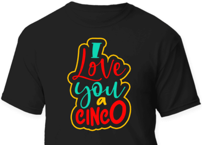 i love you a cinco, cinco de mayo free svg file