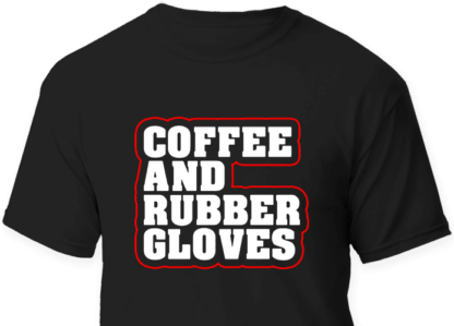 coffee and rubber gloves, nurse free svg file