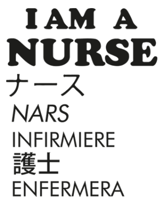 i am a nurse, nars infirmiere enfermera free svg file