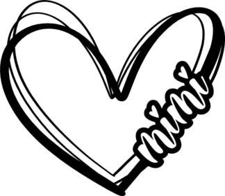 mimi heart, mother's day free svg file