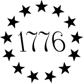1776 union stars, 2nd amendment - free svg file for members