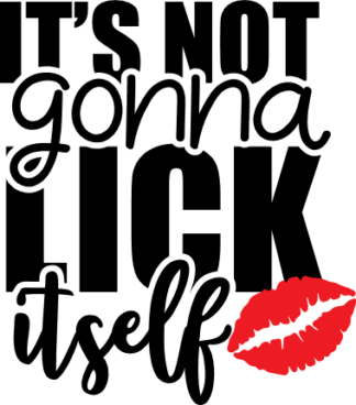 its not gonna lick itself, funny men shorts - free svg file for members