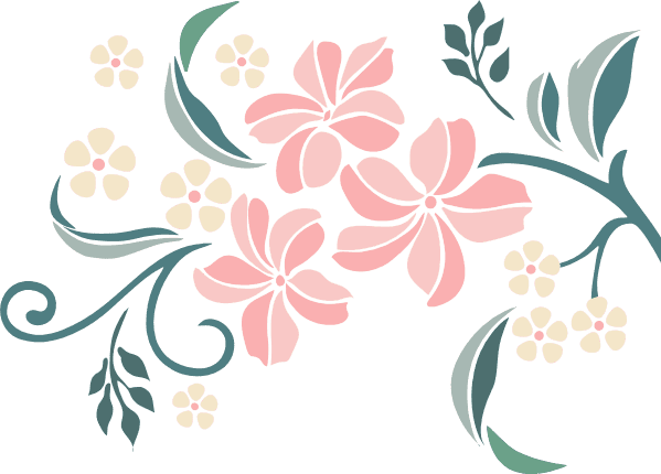 Flower SVG Files Flower Border SVG Floral SVG Files Flower 