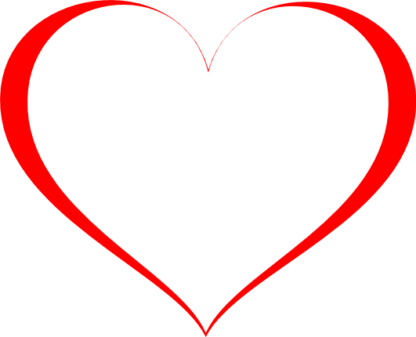 heart outline clipart, love free svg file
