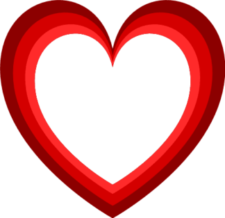 rainbow heart, love free svg file, clipart images