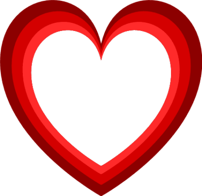 rainbow heart, love free svg file, clipart images