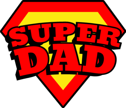 super dad, fathers day - free svg file for members