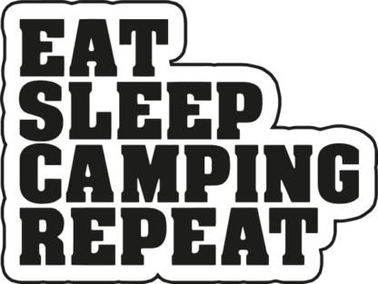 eat sleep camping repeat free svg file