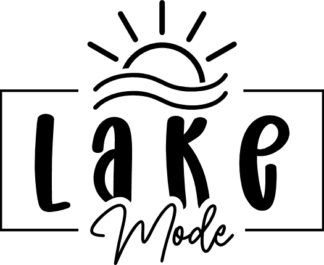 lake mode, vacation - free svg file for members