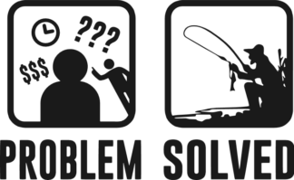 fishing, problem solved - free svg file for members