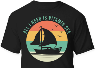 all I need is vitamin sea, sailing free svg file images