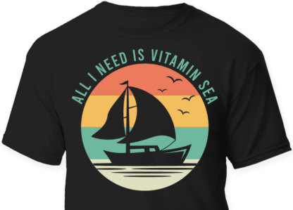 all I need is vitamin sea, sailing free svg file images