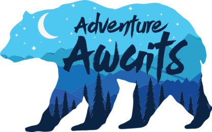 adventure awaits, bear clipart, camping shirt free svg files