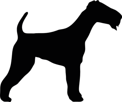 airedale terrier silhouette free svg file clipart images