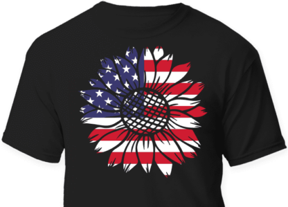 usa sunflower, 4th of july clipart, - free svg file for members