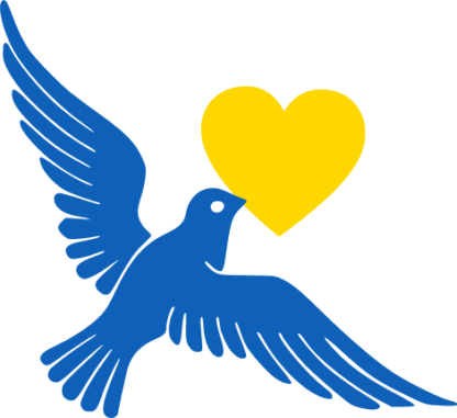 bird and heart, ukraine freedom, peace free svg file