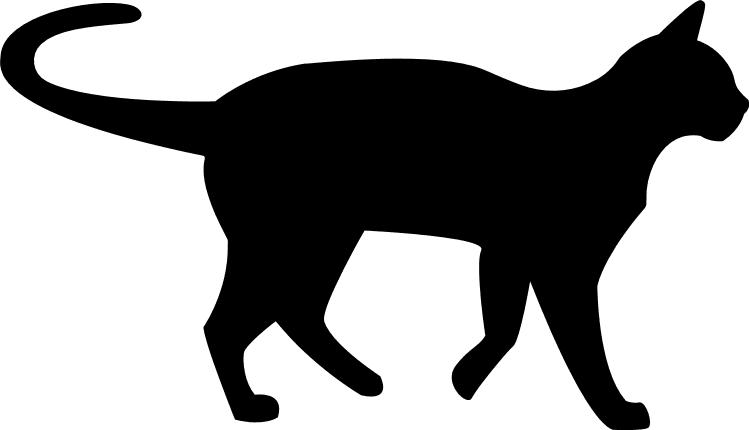 black cat clipart