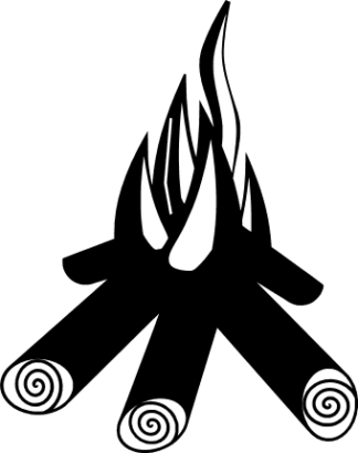 camping fire clipart free svg file image