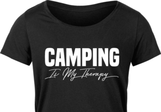 camping is my therapy free svg file