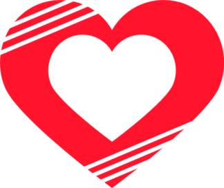 decorative heart free svg file, clipart image