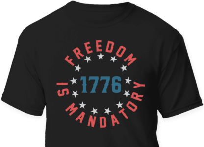 freedom is mandatory 1776 free svg file image
