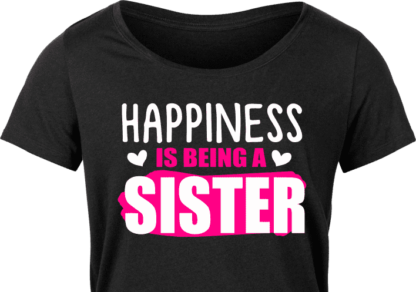 hapiness is being a sister, sisters day free svg file