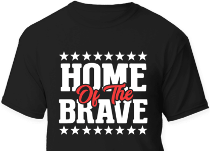 home of the brave, veteran, patriotic free svg file