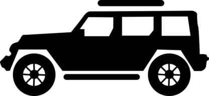 jeep silhouette car clipart - free svg file for members