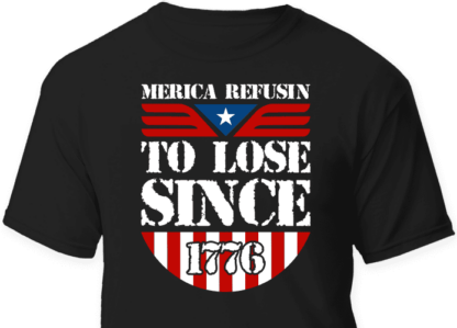 merica refusin to lose since 1776, patriotic free svg file