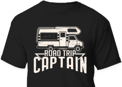 road trip captain, caravan camping shirt design - free svg file for members