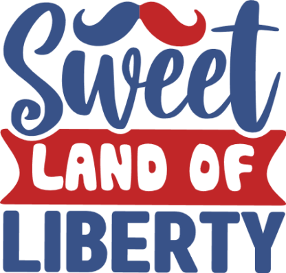 sweet land of liberty, 4th of july free svg file