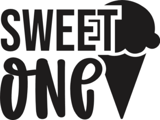 sweet one, ice cream, summer free svg file image