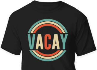 vintage retro vacay sign, vacation free svg file