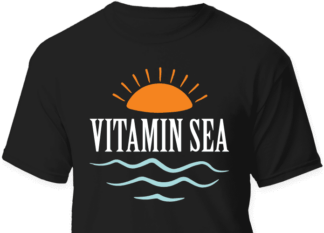 vitamin sea, beach vacation free svg file image
