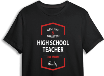 genuine and trusted, high school teacher free svg file