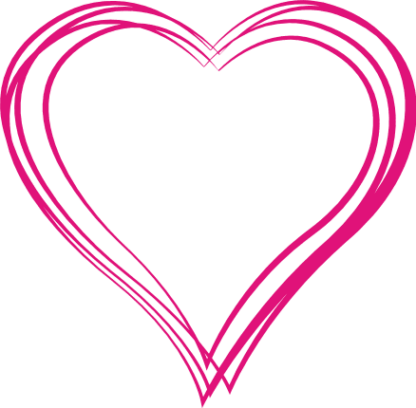 heart outline free svg file clipart image