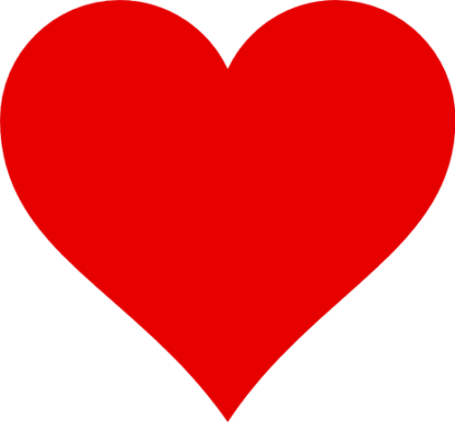 simple heart - free svg file for members