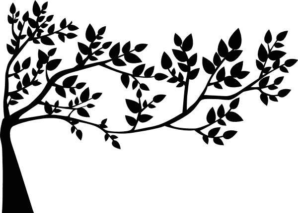 Tree Silhouette. Stencil. Royalty Free SVG, Cliparts, Vectors, and