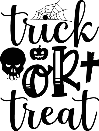trick or treat, halloween - free svg file for members