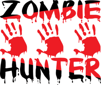 zombie hunter, halloween - free svg file for members