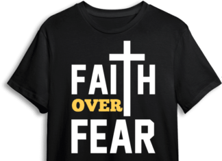 faith over fear, religious free svg file