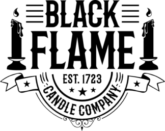 black flame candle company - free svg file for members