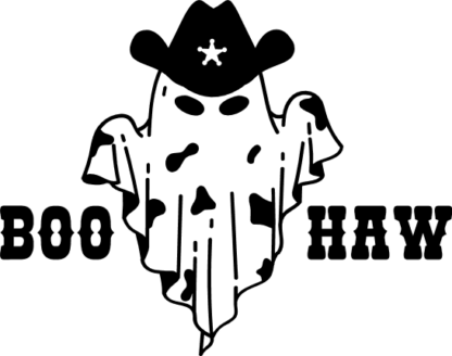boo haw ghost, halloween - free svg file for members