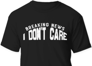 breaking news I dont care, funny sarcastic - free svg file for members