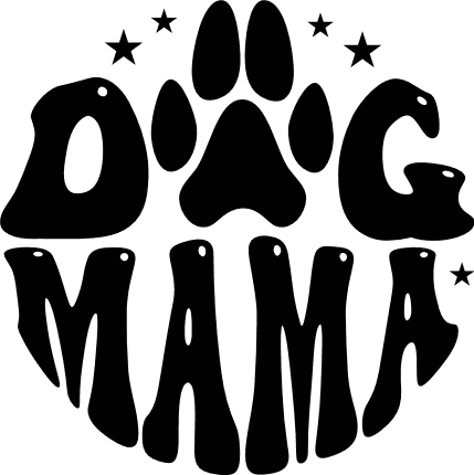 dog mama, pet lover - free svg file for members - SVG Heart