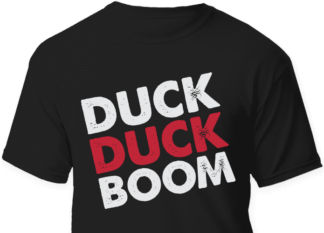 duck duck boom, funny hunting shirt design - free svg file for members